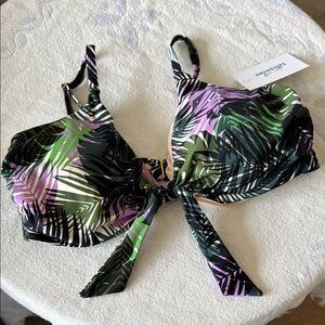 Swimsuits For All Green and Purple Bikini Vibrant Design
